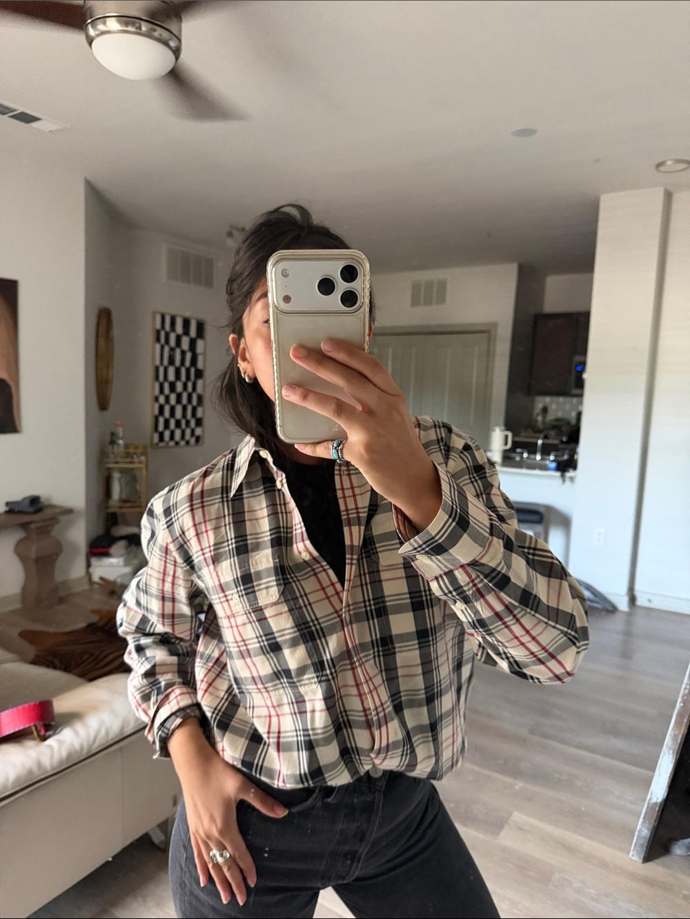 RL plaid button up ✨✨